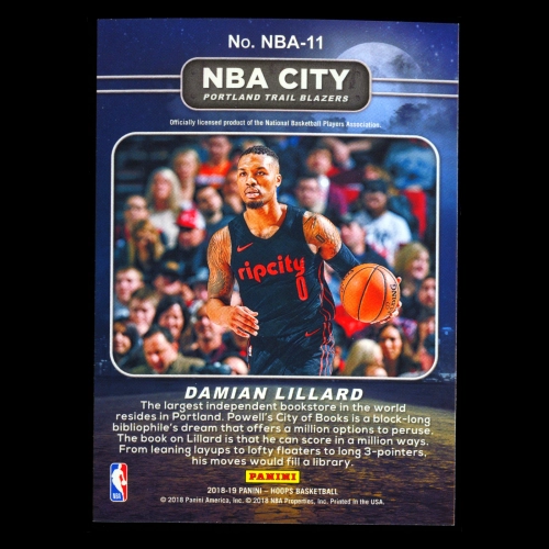 Damian Lillard 2018-19 Hoops NBA City Trail Blazers