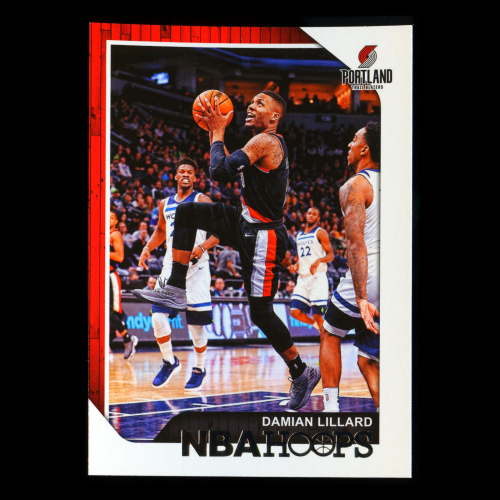 Damian Lillard 2018-19 Panini NBA Hoops Trail Blazers