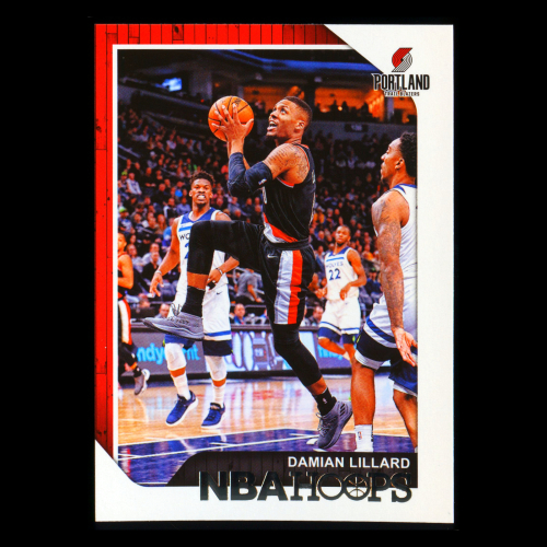 Damian Lillard 2018-19 Panini NBA Hoops Trail Blazers