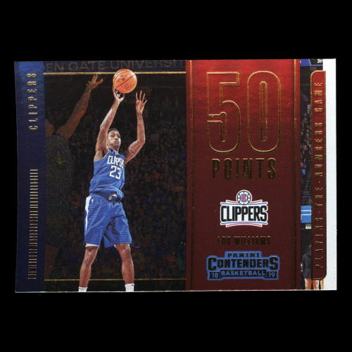 Lou Williams 2018-19 Contenders Playing the Numbers Game Clippers