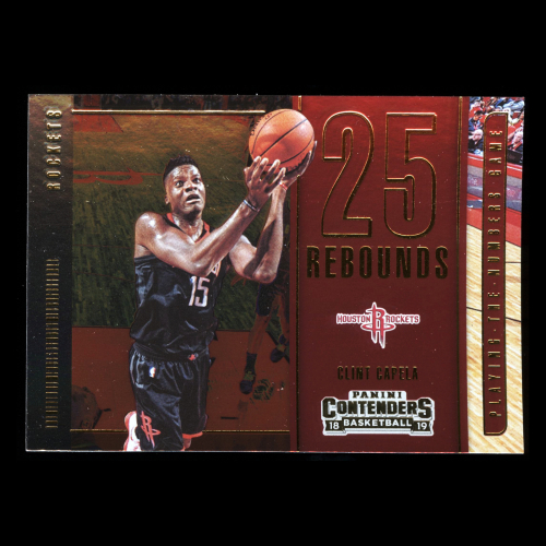 Clint Capela 2018-19 Contenders Playing the Numbers Game Rockets