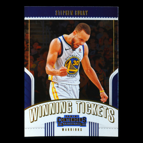 Stephen Curry 2018-19 Contenders Winning Tickets Warriors