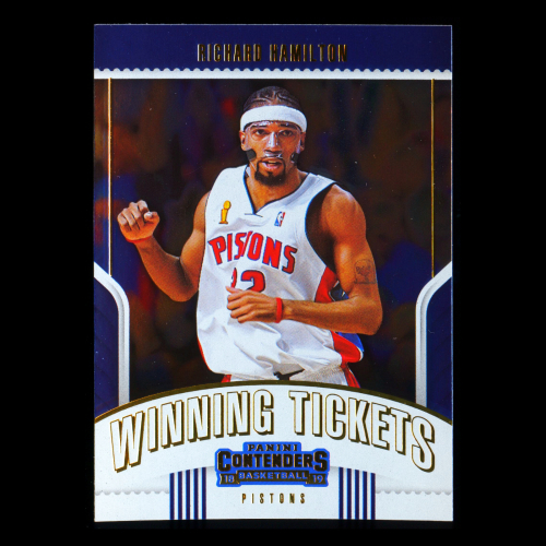 Richard Hamilton 2018-19 Contenders Winning Tickets Pistons