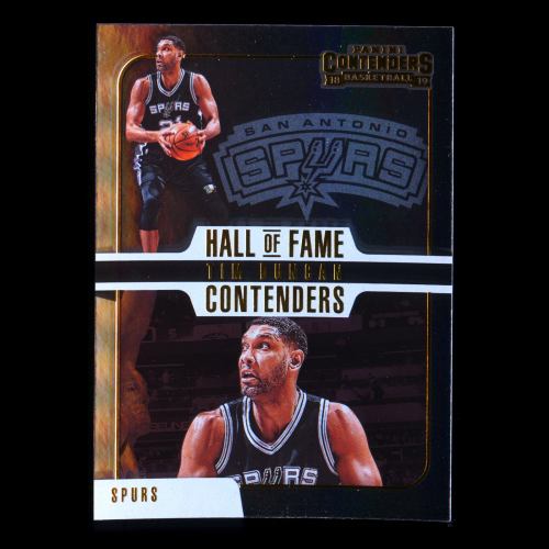 Tim Duncan 2018-19 Contenders Hall of Fame Contenders Spurs