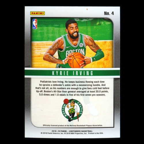 Kyrie Irving 2018-19 Contenders Hall of Fame Contenders Celtics