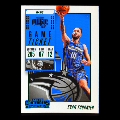 Evan Fournier 2018-19 Contenders Game Ticket Green Magic