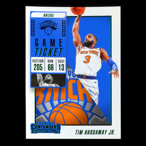 Tim Hardaway Jr. 2018-19 Contenders Game Ticket Green Knicks