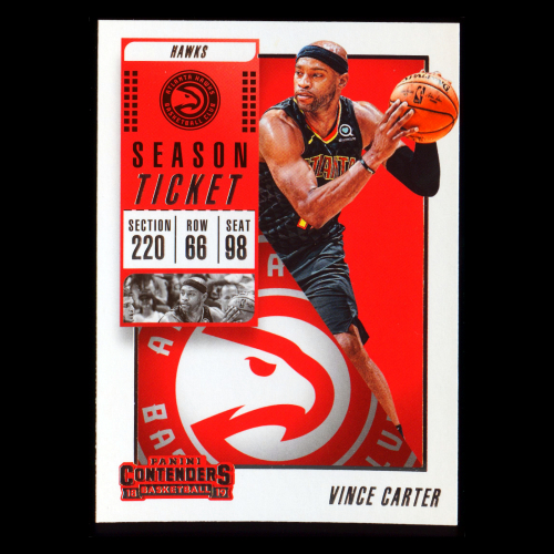 Vince Carter 2018-19 Contenders Hawks