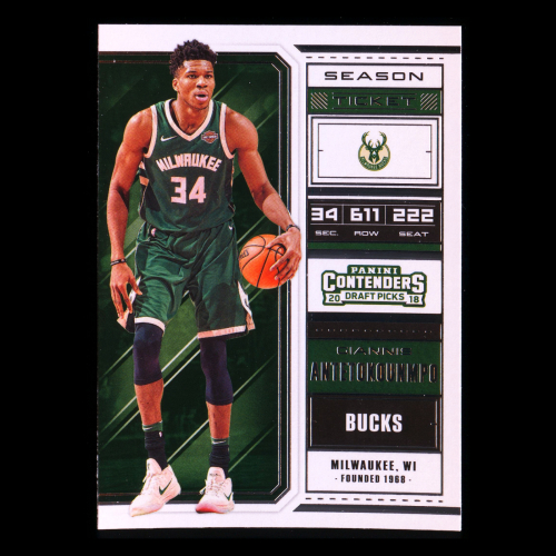 Giannis Antetokounmpo 2018 Contenders Draft Picks Bucks