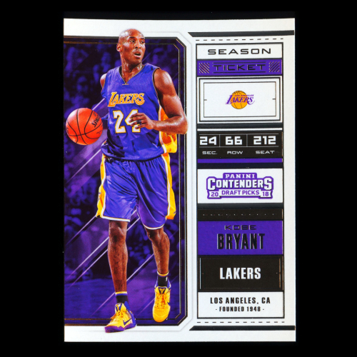 Kobe Bryant 2018 Contenders Draft Picks Lakers