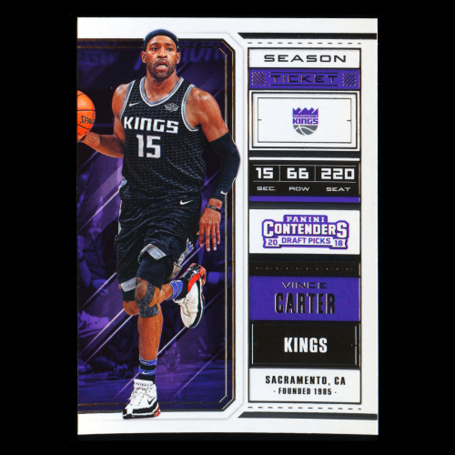 Vince Carter 2018 Contenders Draft Picks Kings