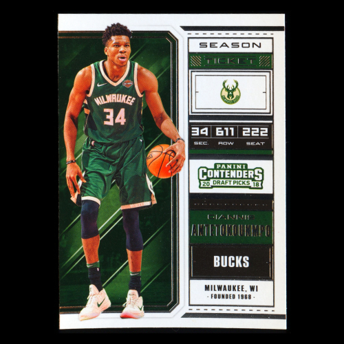 Giannis Antetokounmpo 2018 Contenders Draft Picks Bucks