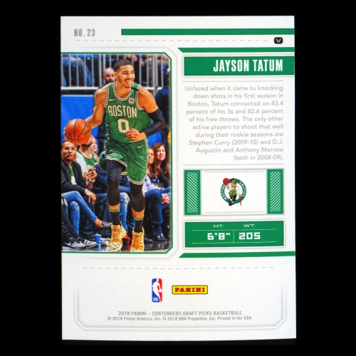 Jayson Tatum 2018 Contenders Draft Picks Celtics