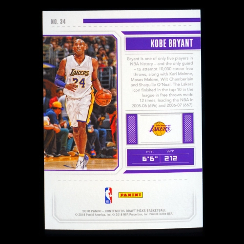 Kobe Bryant 2018 Contenders Draft Picks Lakers