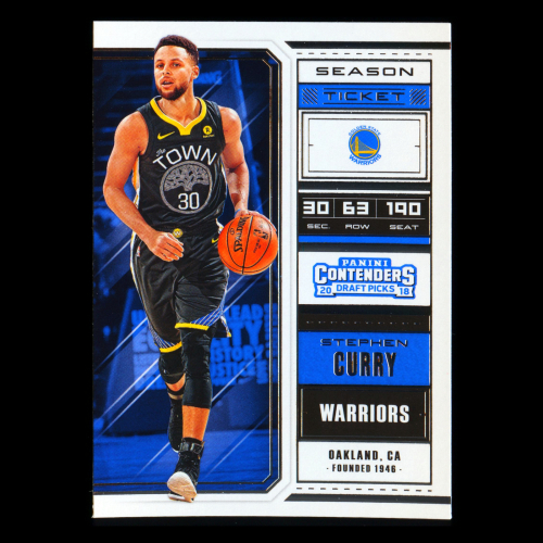 Stephen Curry 2018 Contenders Draft Picks Warriors