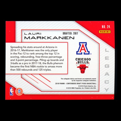 Lauri Markkanen 2018 Contenders Draft Picks Legacy Bulls