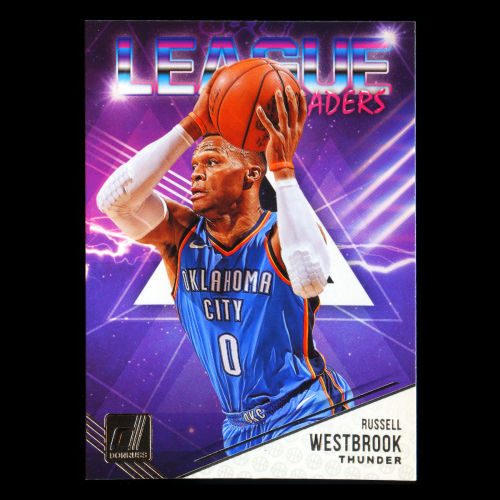Russell Westbrook 2018-19 Donruss League Leaders Thunder