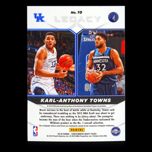 Karl-Anthony Towns 2019 Contenders Draft Picks Legacy Timberwolves