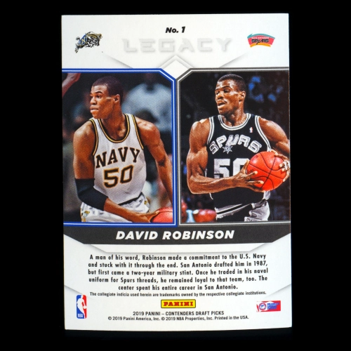 David Robinson 2019 Contenders Draft Picks Legacy Spurs