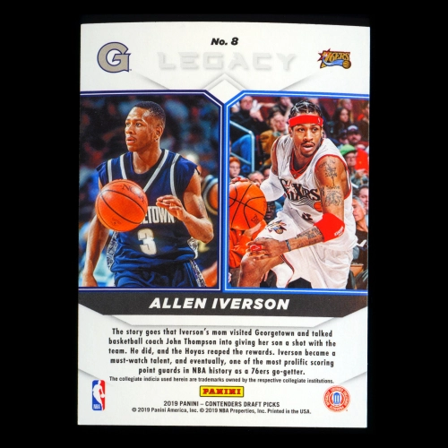 Allen Iverson 2019 Contenders Draft Picks Legacy 76ers