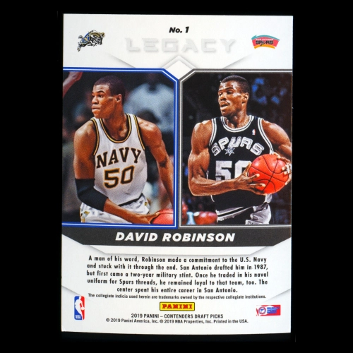 David Robinson 2019 Contenders Draft Picks Legacy Spurs