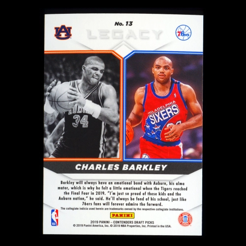 Charles Barkley 2019 Contenders Draft Picks Legacy 76ers