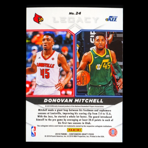Donovan Mitchell 2019 Contenders Draft Picks Legacy Jazz