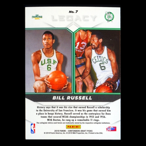 Bill Russell 2019 Contenders Draft Picks Legacy Celtics