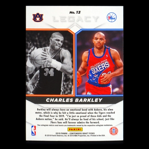 Charles Barkley 2019 Contenders Draft Picks Legacy 76ers