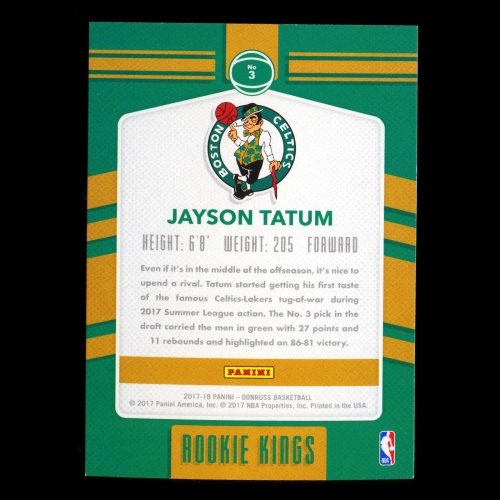 Jayson Tatum 2017-18 Donruss Rookie Kings Celtics