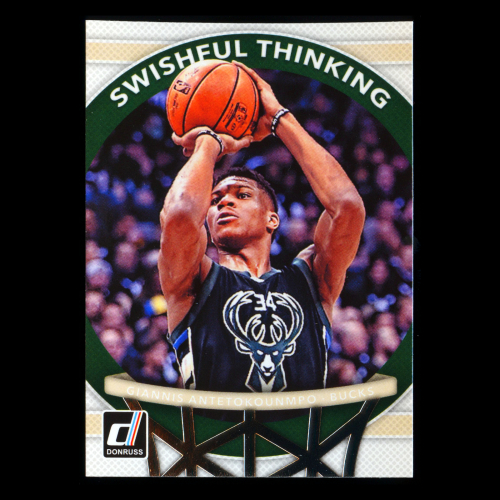 Giannis Antetokounmpo 2017-18 Donruss Swishful Thinking Bucks