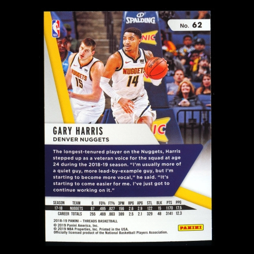 Gary Harris 2018-19 Panini Threads Dazzle Nuggets