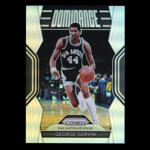 George Gervin 2018-19 Panini Prizm Dominance Prizms Silver Spurs