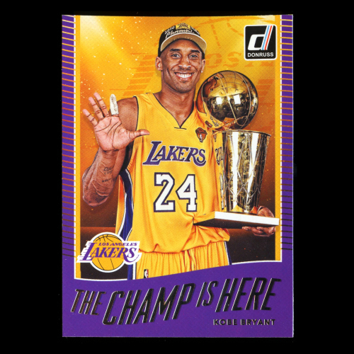 Kobe Bryant 2017-18 Donruss Optic The Champ is Here Lakers