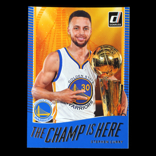 Stephen Curry 2017-18 Donruss Optic The Champ is Here Warriors
