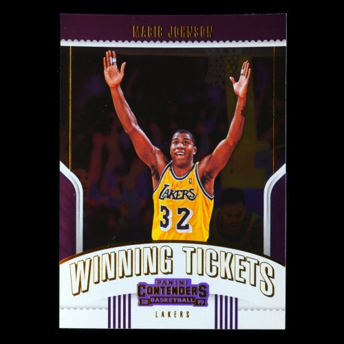 Magic Johnson 2018-19 Panini Contenders Winning Tickets Lakers