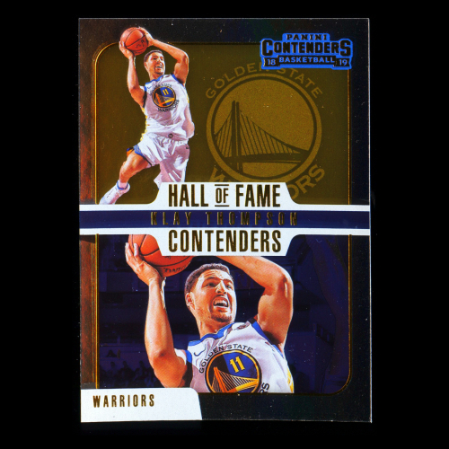 Klay Thompson 2018-19 Panini Contenders Hall of Fame Contenders Warriors