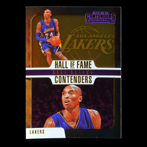 Kobe Bryant 2018-19 Panini Contenders Hall of Fame Contenders Lakers
