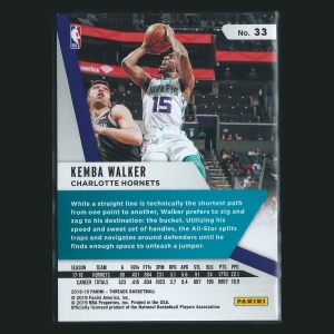 Kemba Walker 2018-19 Threads Premium Mavericks 027/199