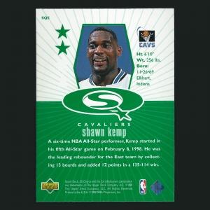 Shawn Kemp 1998-99 UD Choice Starquest Green Supersoncis