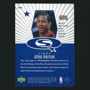 Allen Iverson 1998-99 UD Choice Starquest Blue 76ers