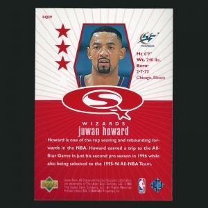 Juwan Howard 1998-99 UD Choice Starquest Red Wizards