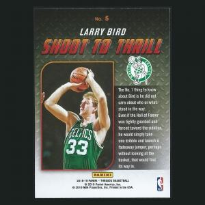 Larry Bird 2018-19 Threads Shoot To Thrill Dazzle Celtics
