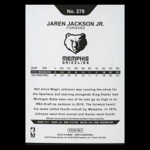 Jaren Jackson Jr. RC 2018-19 Hoops Rookie Grizzles