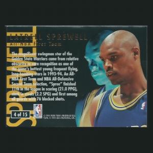 Latrell Sprewell 1994-95 Ultra All-NBA First Team Warriors