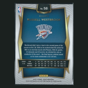 Russell Westbrook 2016-17 Select Thunder