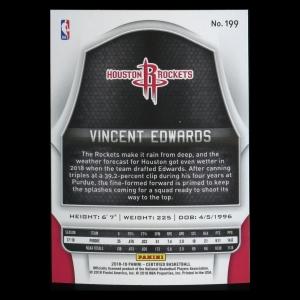 Vincent Edwards RC 2018-19 Certified Rookie Rockets