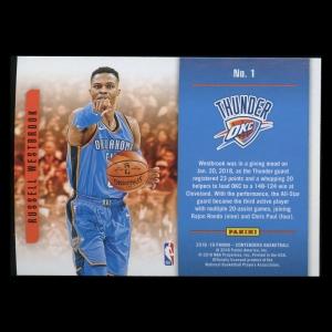 Russel Westbrook 2018-19 Contenders Playing the Numbers Game Thunder