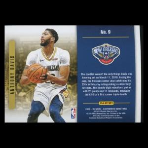 Anthony Davis 2018-19 Contenders Playing the Numbers Game Pelicans