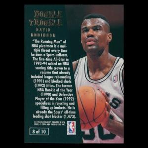 David Robinson 1994-95 Ultra Double Trouble Spurs